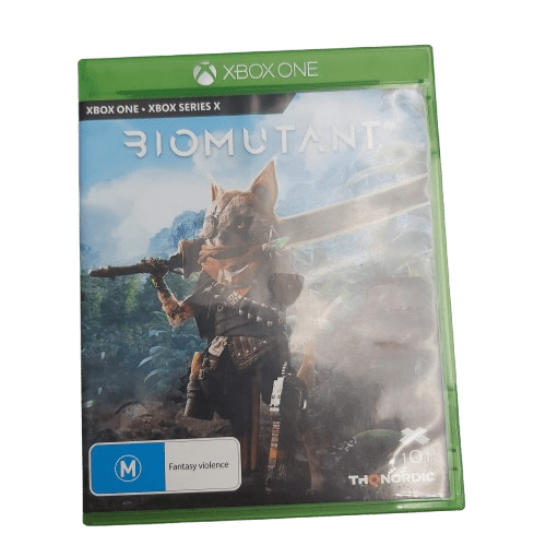 THQNORDIC XBOX One/Series Biomutant Collector’s Edition, Very Good Condition, With Box, Soundtrack, XB1/Series Game Disc In Case + A1 Fabric Artwork (NA 1344388)