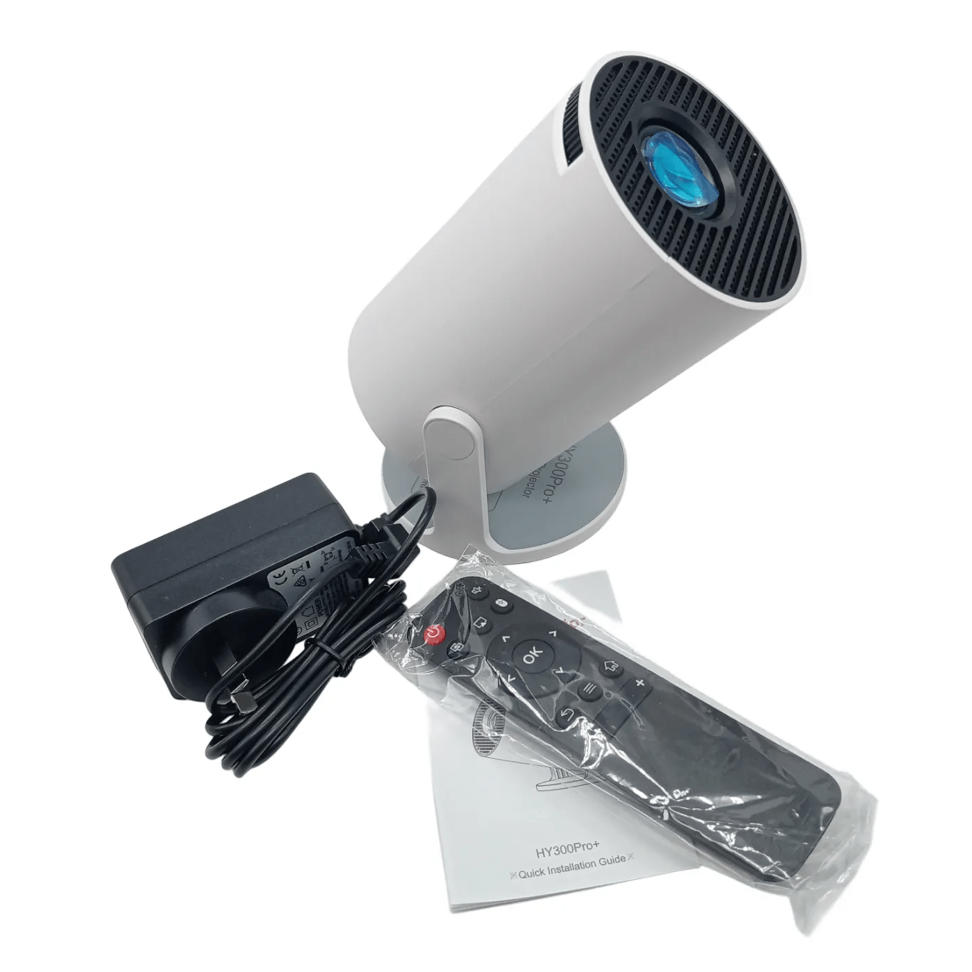 Proflix HY300Pro+ Mini Projector – White  (WR)