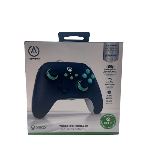 PowerA Wired Controller for Xbox Series X|S – Mariner Blue