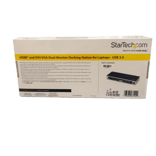 StarTech Com Docking Station DK20ADD