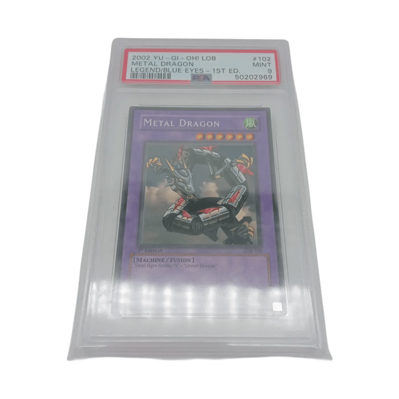 Yu-Gi-Oh! Legend of Blue Eyes White Dragon Metal Dragon PSA 9