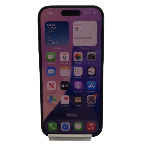 Apple IPhone 15 128gb Black A3090 With Box And Charger 100% Battery Health (CP-1348208)