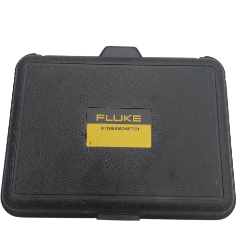 Fluke 568 IR Thermometer, Yellow, Good Condition Some Dirt, With Hard Case, USB Cable, K-Type Thermocouple Probe, Manual (NA 1284556)