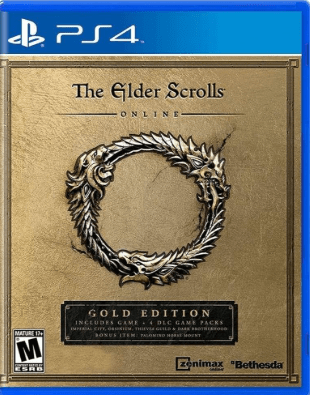 PS4 The Elder Scrolls Online, Gold Edition, Excellent Condition with Case