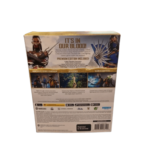 Sony Playstation 5 Mortal Kombat 1 Premium Edition Box, Very Good Condition, With Case, Coin + Collector Box