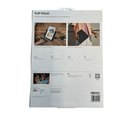Logitech Flip Folio Keyboard Case For Ipad Pro 13″ and Ipad Air 13″ (MK)