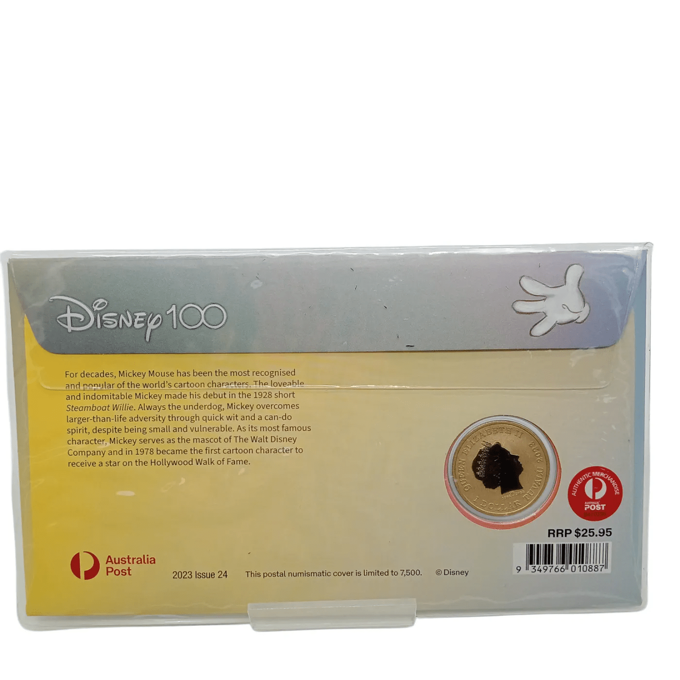 Australia Post Coin & Stamp: Disney 100 – Mickey Mouse (WR 1355911)