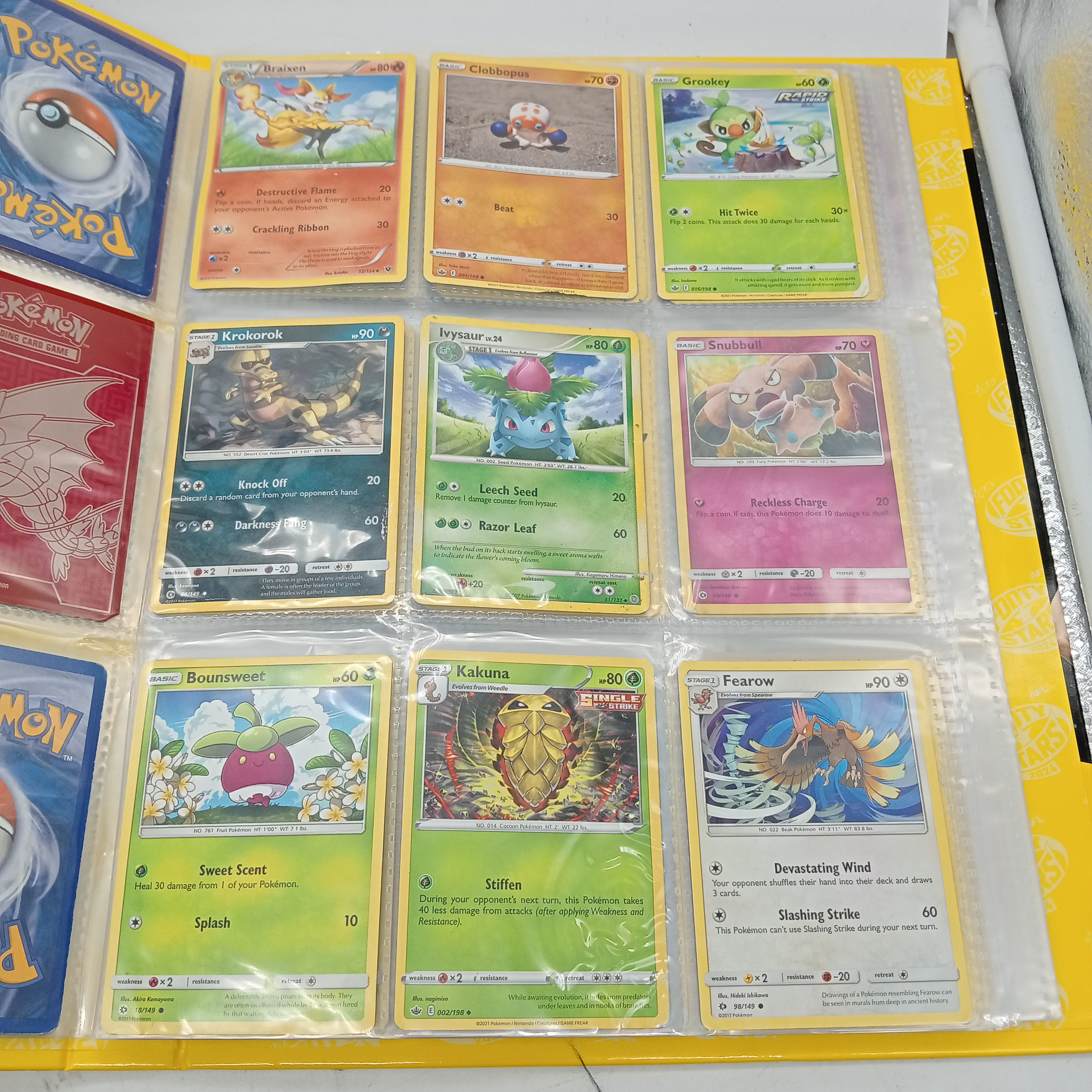 Estimated 125 Assorted Pokemon Cards In AFL Album Includes:  Common & Energy Cards (WR 1343495)