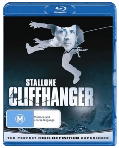 Cliffhanger (1993) Bluray, Excellent Condition With Case