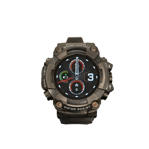 Drystrike Indestructible U66-01 Smart Watch with Box, Charger and Extra Straps