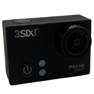 3Sixt Action Camera. With Mixed Accessories. MicroSD Memory Card not included