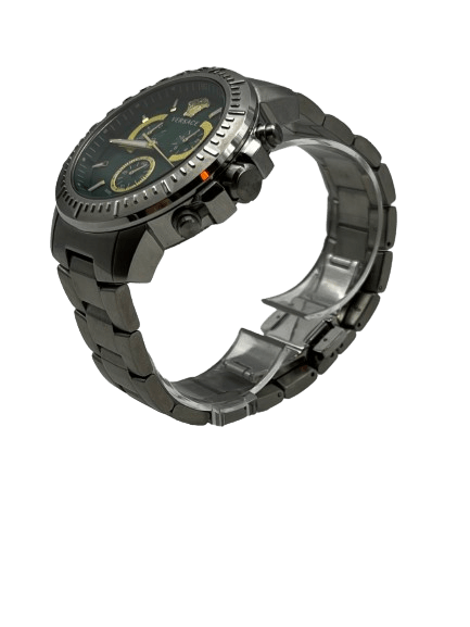 Unisex Green/Silver Versace Watch VE2E With Box And Spare Links – Like New (CP-1343443)