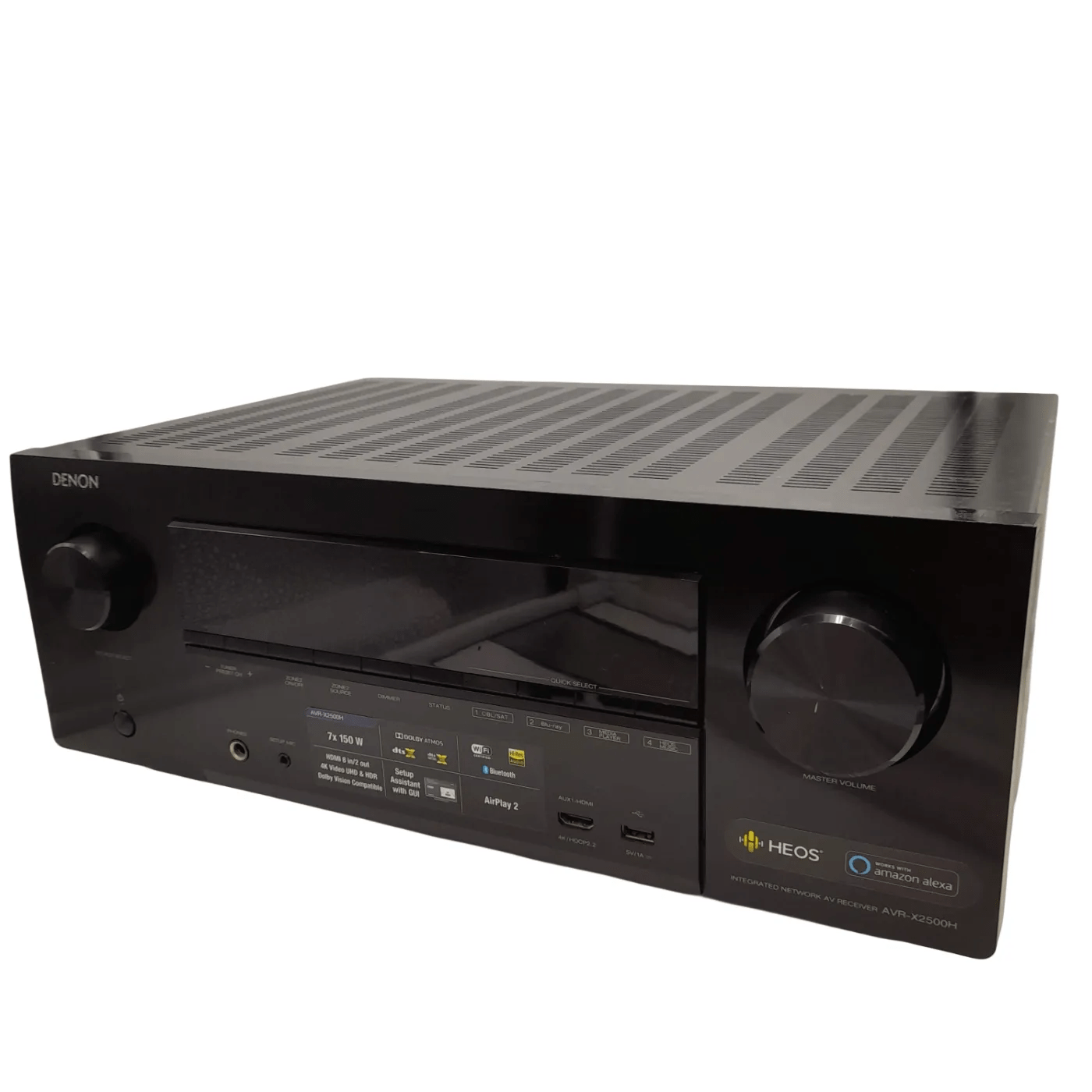 DENON AVR-X2500H 7.2ch 8K AV Receiver  With Remote And Power (WL 1346692)