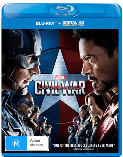Captain America Civil War Blu Ray Good Condition