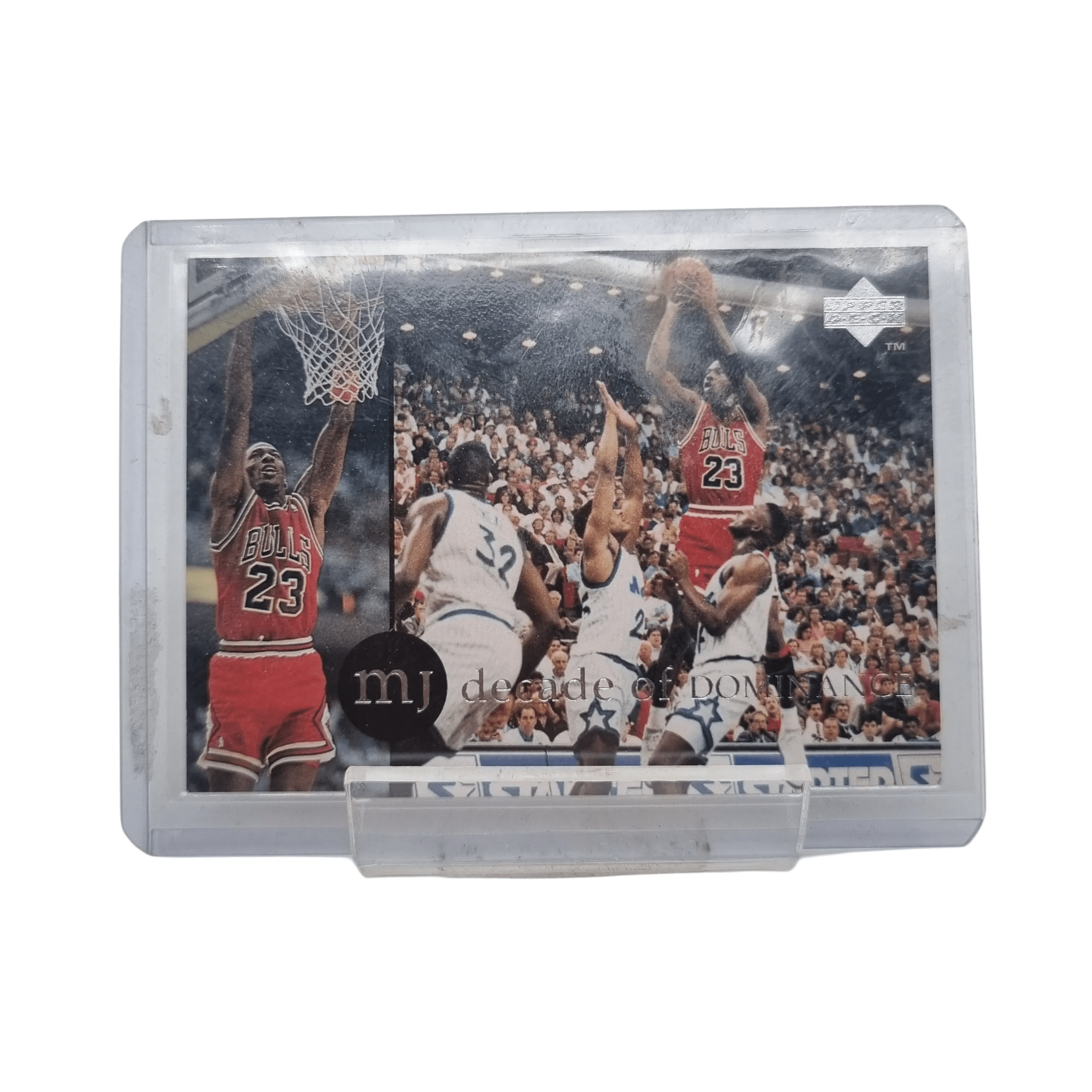 Michael Jordan 1994 Upper Deck Rare Air Decade of Dominance #80 ft Menendez Bros