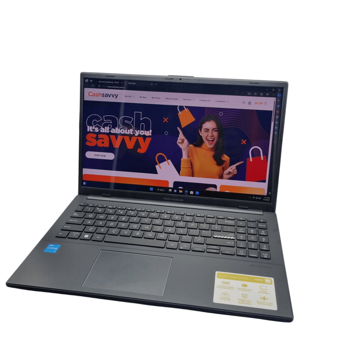 ASUS Laptop E1504G 512GB SSD + Charger