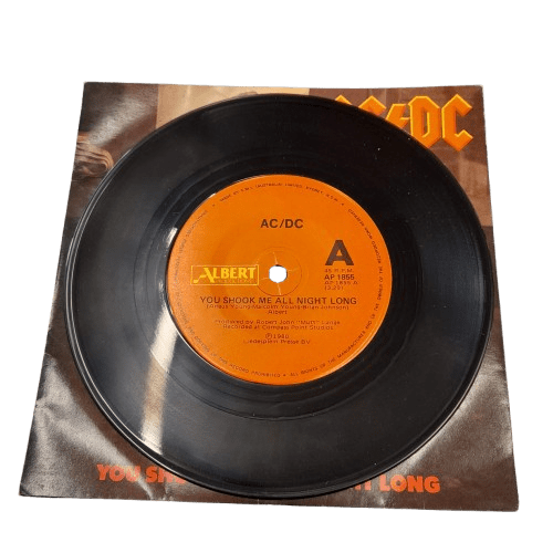 AC/DC Single Vinyl You Shook Me All Night Long (GE)