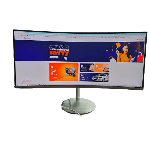 Samsung 34 Inch Wide Quad HD QLED Curved Monitor ( PICK UP ONLY )