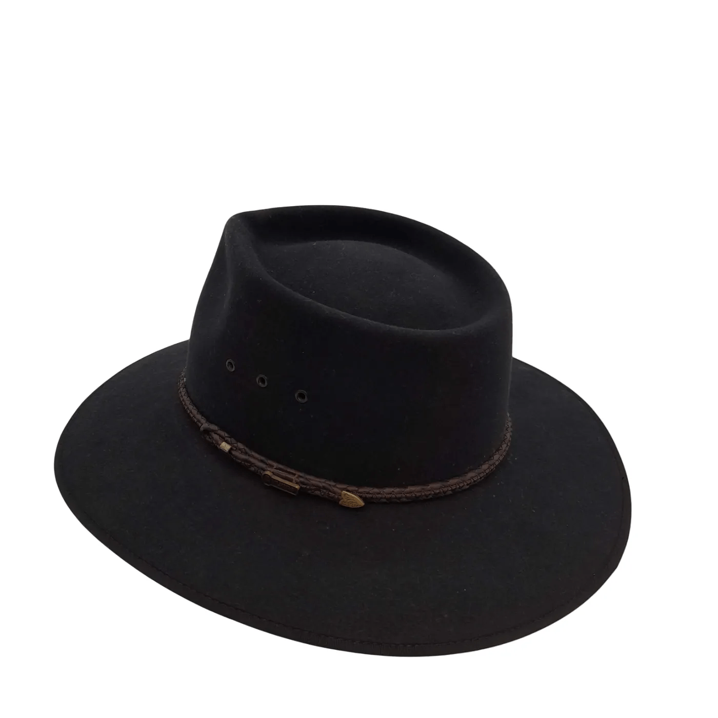 Akubra Cattleman Hat Black Size 59 in Box (WL 1354803)