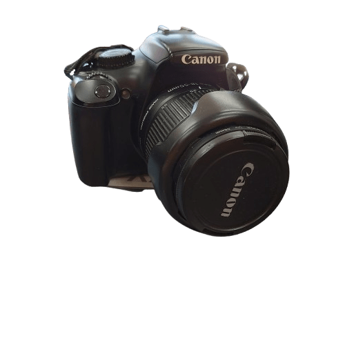 Canon Camera EOS1100D With Battery, Charger, 2x Lenses And Carry Bag