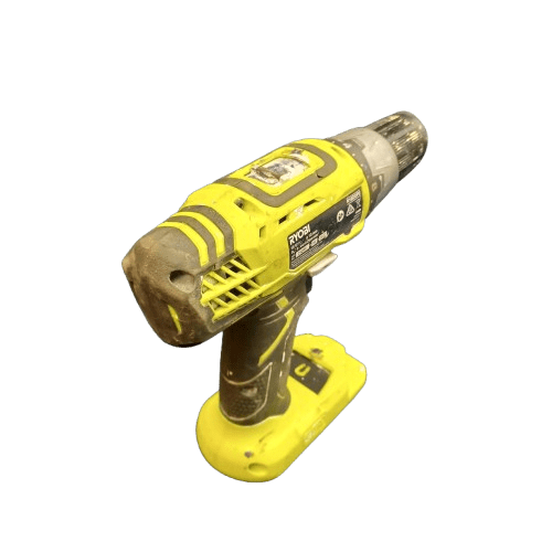 **Skin Only** Ryobi 18v Drill Driver R18DDP2, Paint Marks + Scuffing, Working Condition **SKIN ONLY**