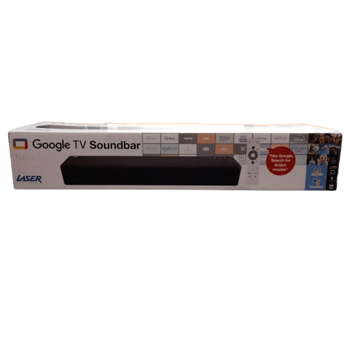 Laser SP-SBG20 Google TV Soundbar with Remote in Box Like New