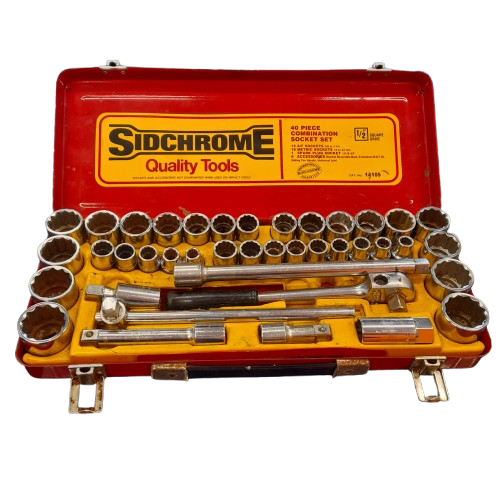 Sidcrome Socket Set 14105 40 Pce Combination Socket Set 1/2 Square Drive