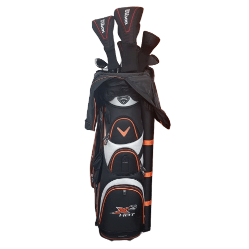 WILSON blaze golf set in Orange X2 Hot Callaway bag – (MR) *PICK UP ONLY*
