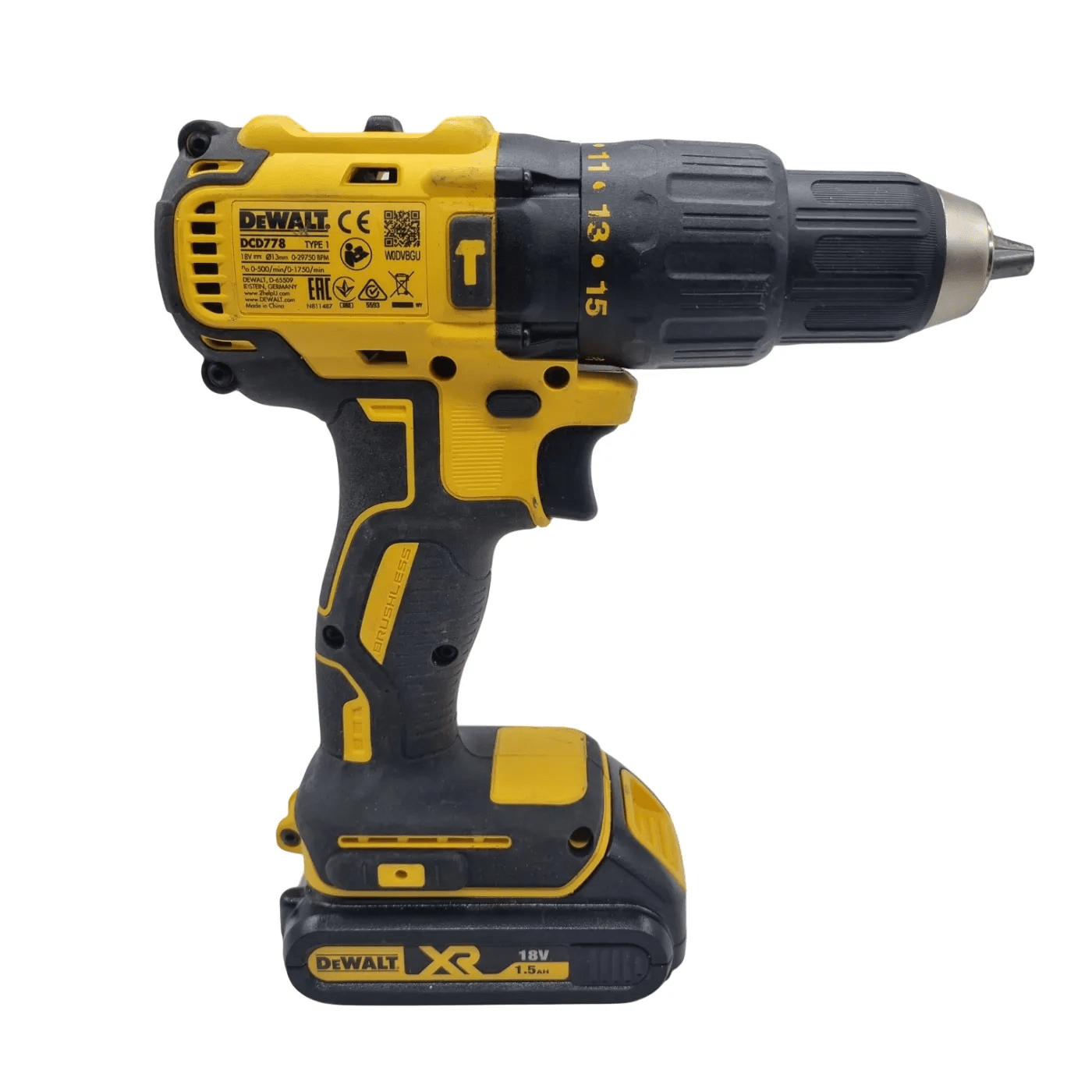 DeWalt Hammer Drill DCD778 with 18V 1.5Ah Battery – WR 1353881