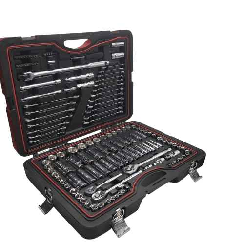 Toolpro Socket Set Automotive Tool 138 Kit Black/Red (NA 1342006)