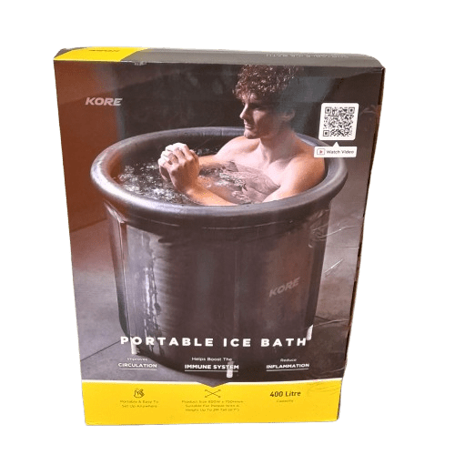 KORE Portable Ice Bath – Inflatable Folding 400L with Thermo Lid