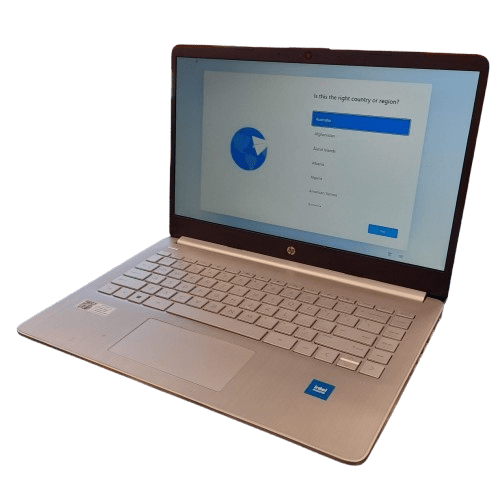 HP Laptop 14S-DQ3132TU – Intel Celeron N4500, 4GB RAM, 128GB HDD, Windows 11 Home in S Mode, with Charger