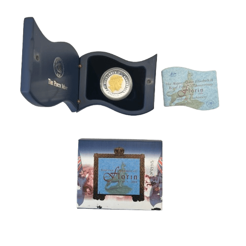Perth Mint Royal Visit 50th Anniversary Silver Florin (MK)