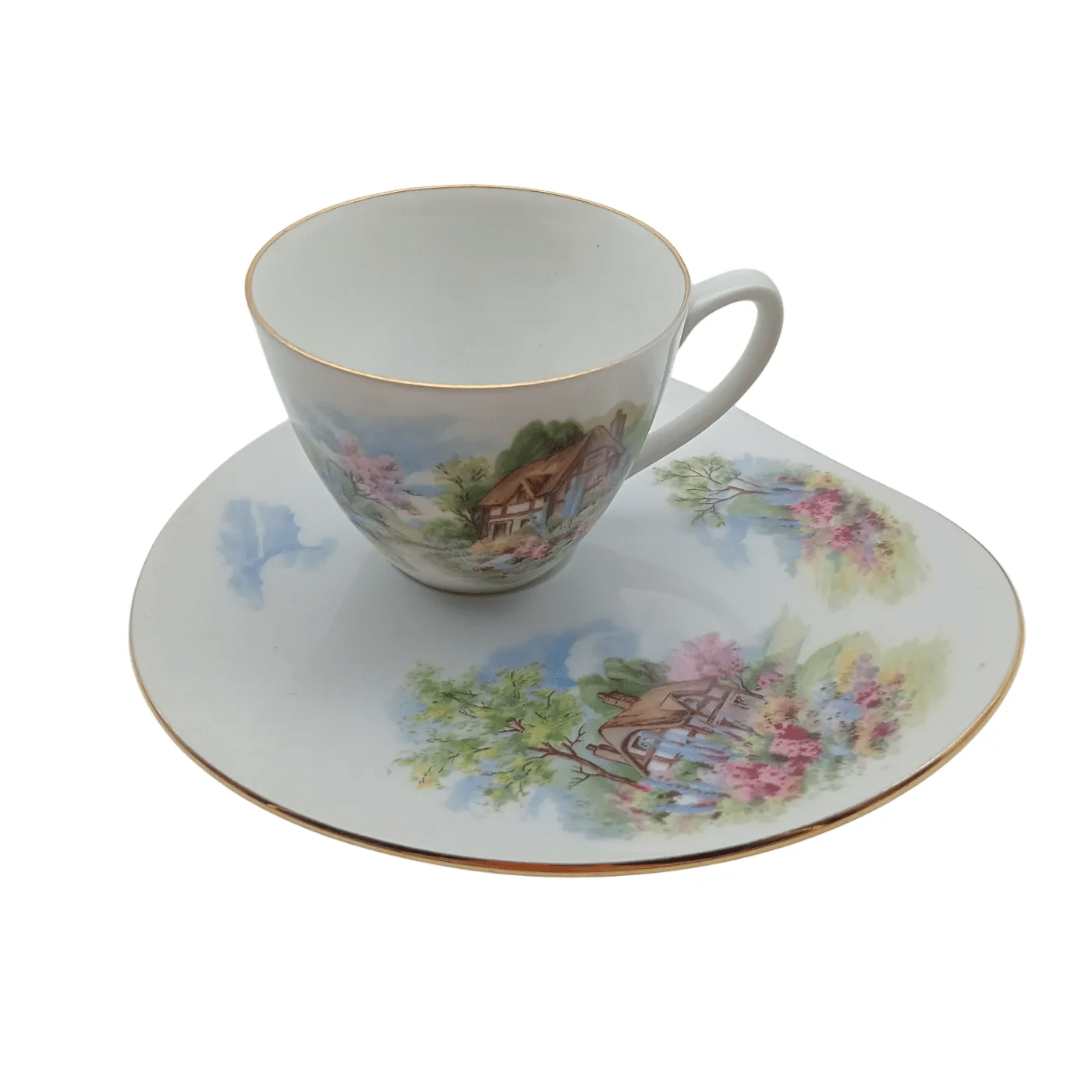 Vintage Australian Westminster China Tea Tennis Duo #379