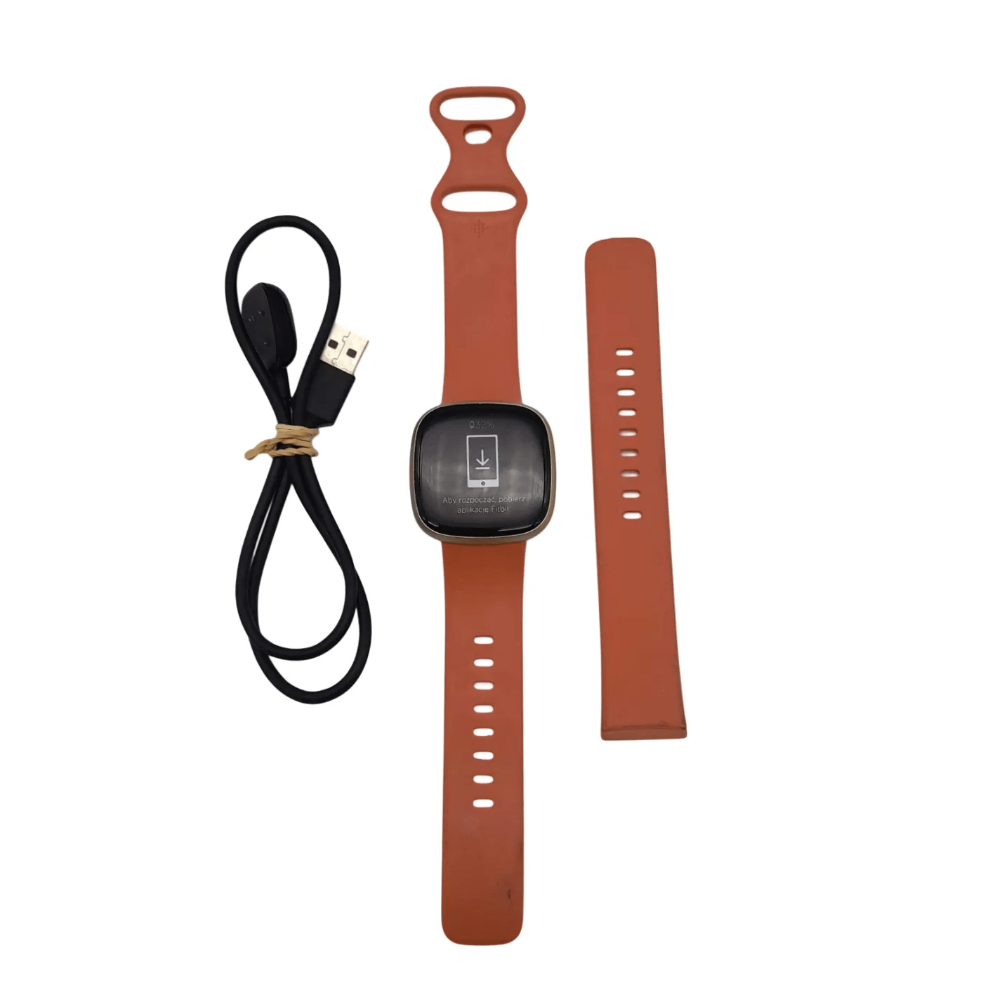 Fitbit Versa 3 Health and Fitness Smartwatch (FB511) + Box + Charger + Spare Band
