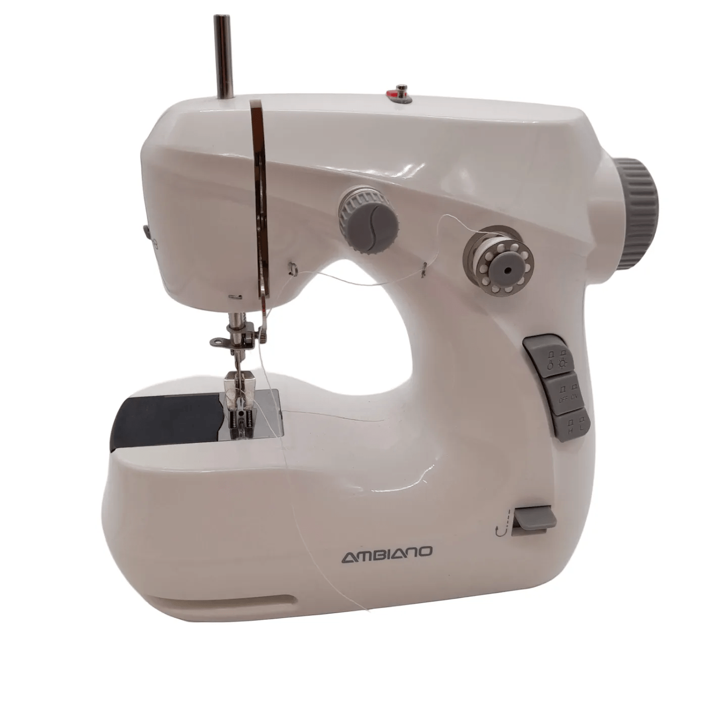 Ambiano 837699 Mini Sewing Machine +Power +Pedal +Spare Bobbins (WR 1351449)