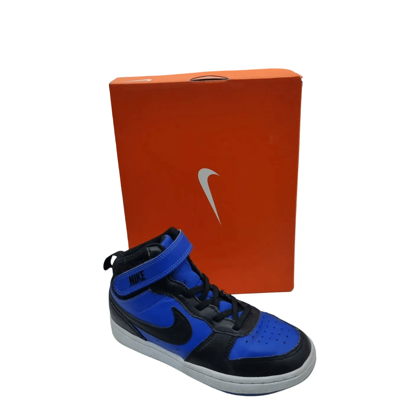 Nike Kids Shoes Court Borough Mid 2 Size 1Y(WR 1344718)