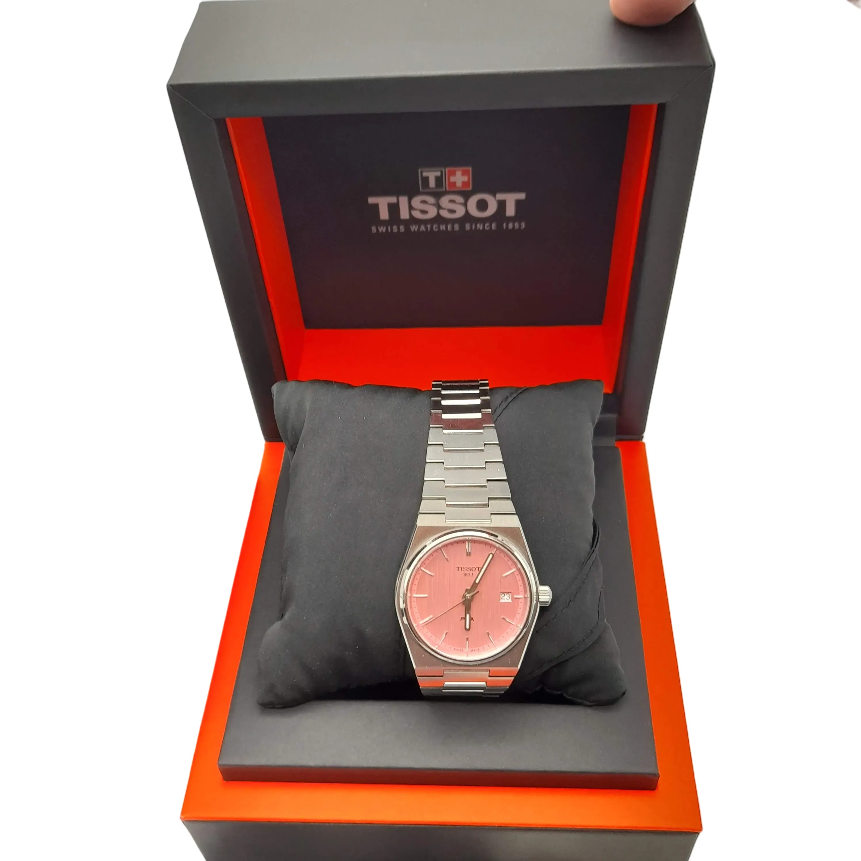 Tissot PRX 35mm Pink Face With Box+Links T137210A