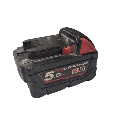 Milwaukee Battery M18B5 18v 5.0Ah *’LJ’ In White Paint On Front *