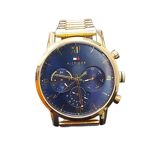 Mens Gold/Blue Tommy Hilfiger Watch TH.432.1.34.3104 – Ticking (CP-1344941)