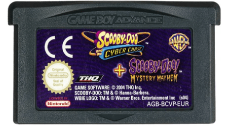 Scooby-Doo And The Cyber Chase + Scooby-Doo Mystery Mayhem Gameboy Advance Game Cartridge Only (CP-1352667)