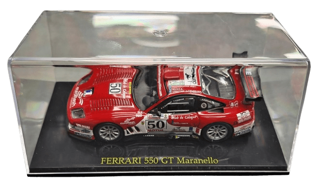 Ferrari 550 GT Maranello Collectable Model Car 1:64 Scale with Case