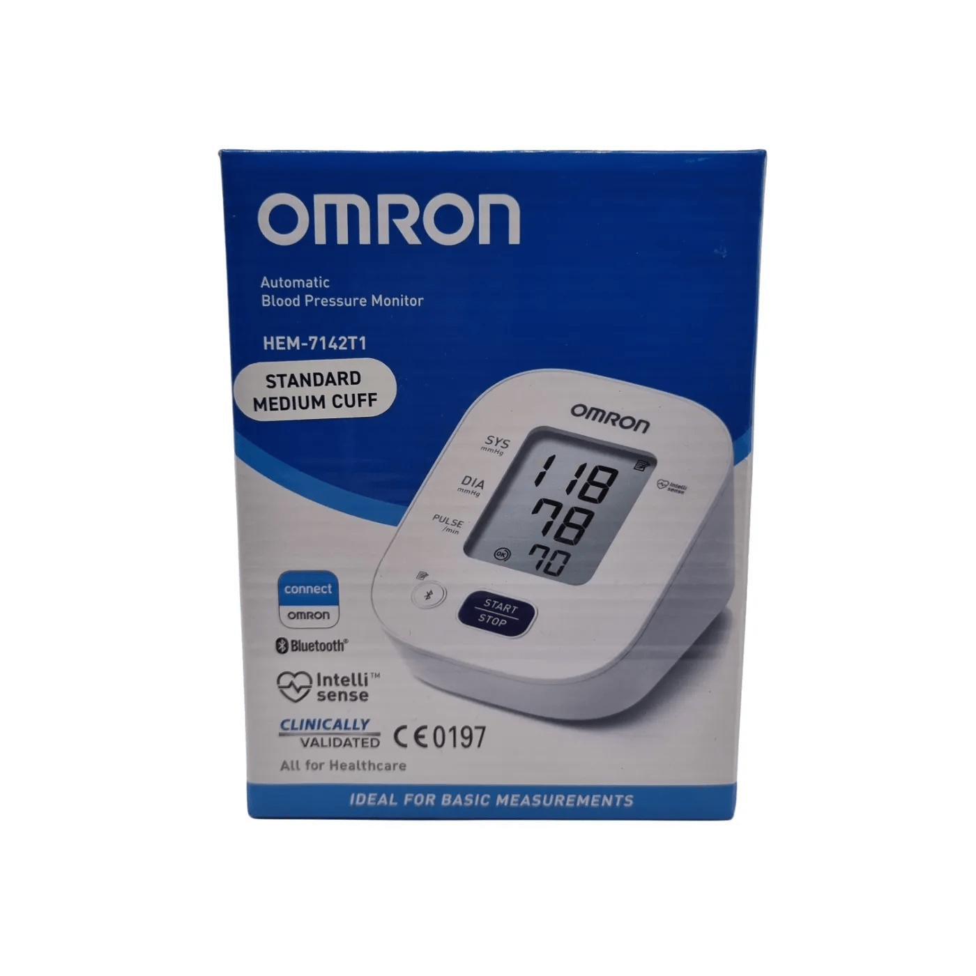 Omron Blood Pressure Monitor HEM-7142T1 – White (In Box)    (WR)