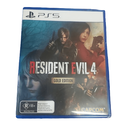 Playstation 5 Resident Evil 4 Remake Gold Edition, Excellent Condition With Case No Manual