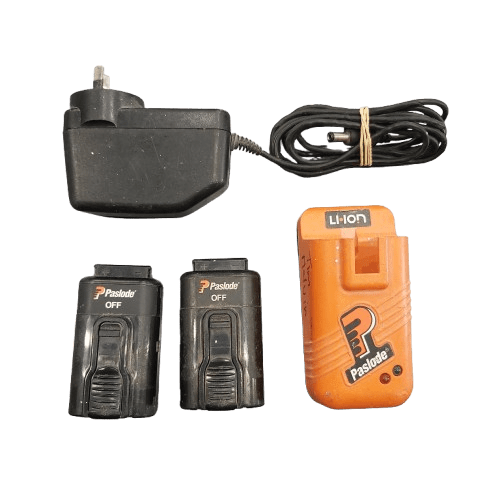 Paslode Nail Gun Impulse 30. Comes With 2 batteries Charger And Hard Case