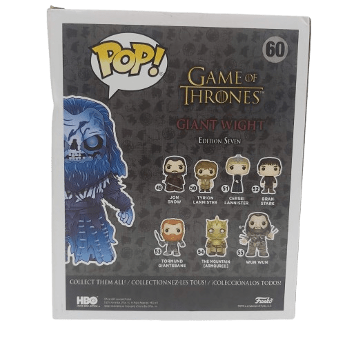 Funko Pop! Game of Thrones Giant Wight #60 (6-Inch, 2018 Spring Convention Exclusive, Vaulted, In Box)