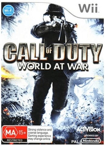 Call Of Duty: World At War Nintendo Wii Game Acceptable Condition (CP-1353614)
