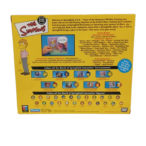 The Simpsons Krusty Burger Interactive Environment Diorama In Box (LE)