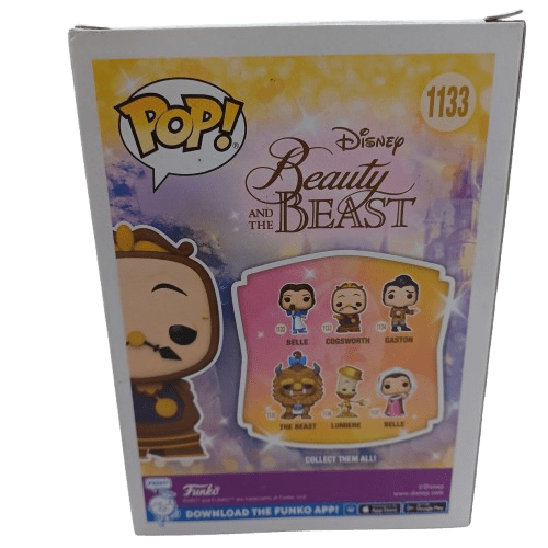 Funko Pop! Vinyl Beauty + The Beast 30th Anniversary #1133 Cogsworth Very Good Condition With Box (LE 1351786)