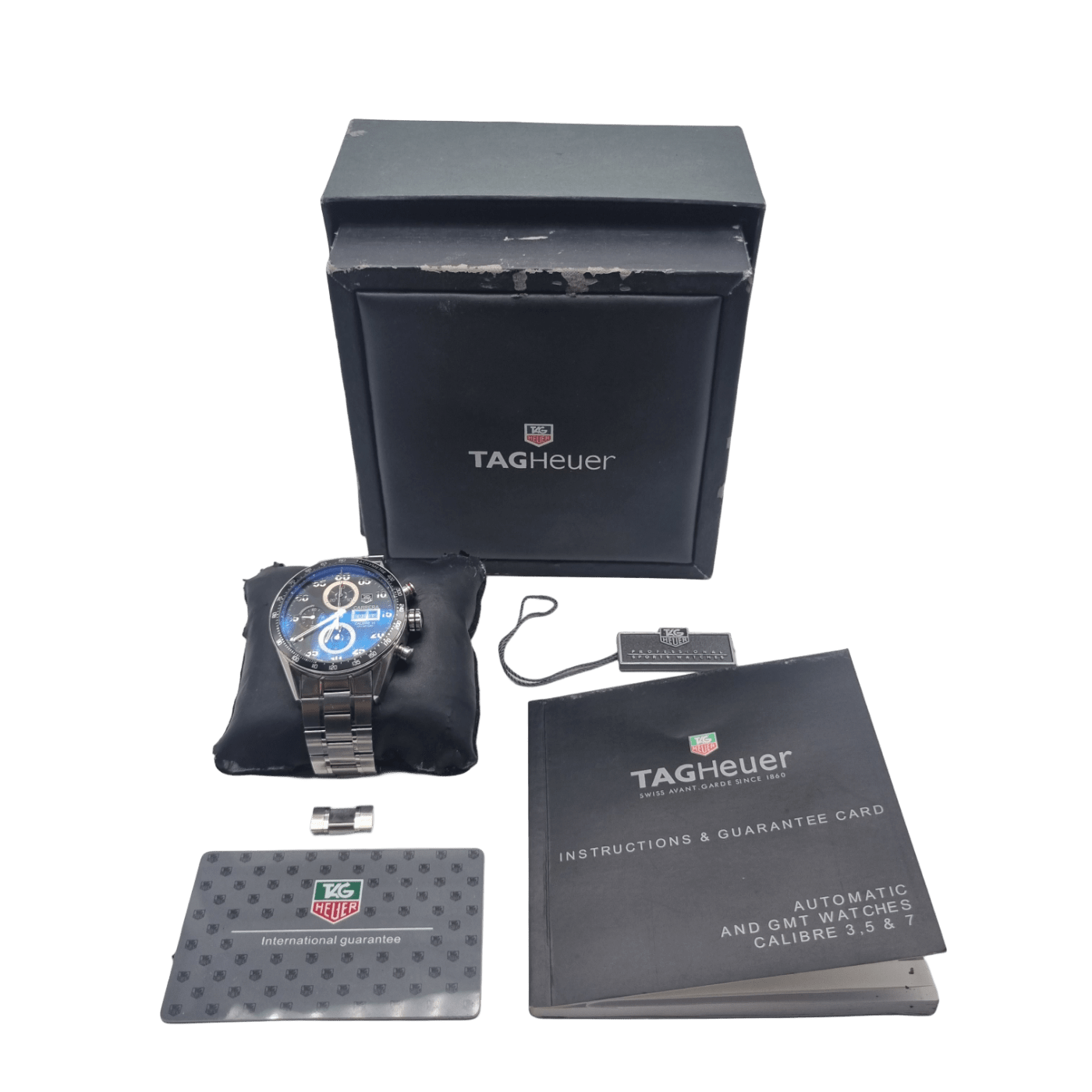 Men’s TAG Heuer Carrera Calibre 16 – Silver Stainless Steel Chronograph